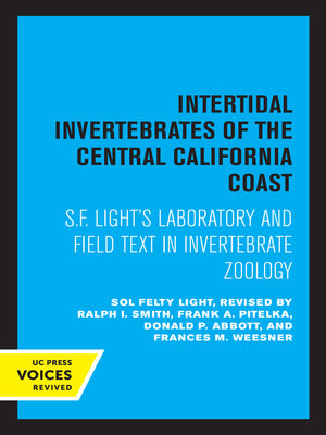 cover image of Intertidal Invertebrates of the Central California Coast